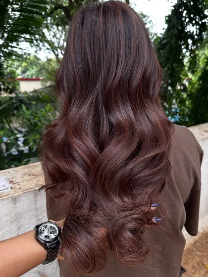 A classic 'Chestnut Brown'. This is a timeless and elegant color that suits so many skin tones. It’s rich, warm, and full of shine.