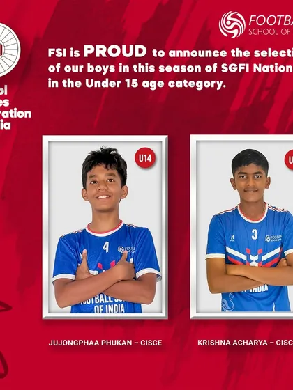Our U14 boys, Jujongphaa and Krishna, have earned their spot in the SGFI Nationals. We are proud to see their hard work paying off on a national stage.