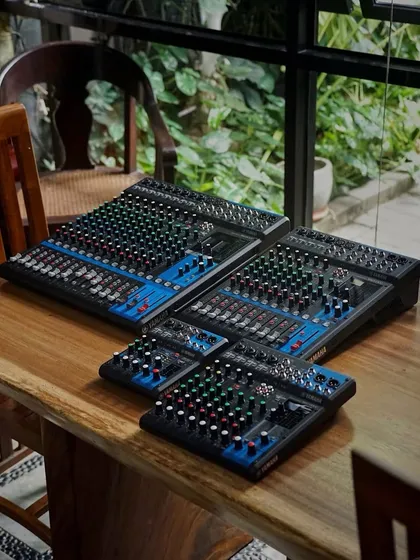 We cater to producers, sound engineers, and home studio enthusiasts with a comprehensive range of pro audio gear. Here's a look at our collection of Yamaha MG series audio mixers, ready for any recording or live sound setup.