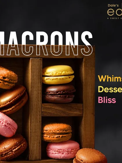 Small, sweet, and simply irresistible. Our assorted macarons are a whimsical dessert bliss.