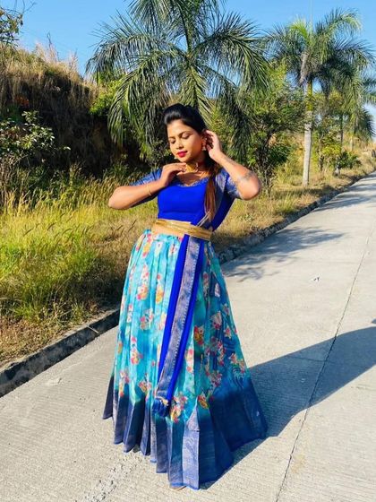 CB Rental Dresses - Women's Occasion Wear Rental Langa Davanis (Half Sarees) photo 68