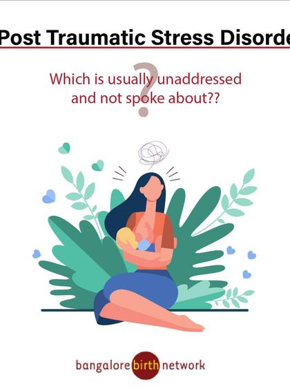Post Traumatic Stress Disorder after birth is real, but it often goes unaddressed due to stigma. We encourage women to break the silence, speak about their traumatic experiences, and seek the help they deserve.