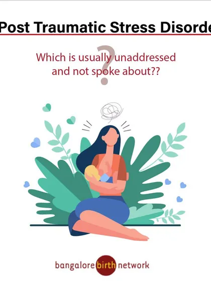 Post Traumatic Stress Disorder after birth is real, but it often goes unaddressed due to stigma. We encourage women to break the silence, speak about their traumatic experiences, and seek the help they deserve.