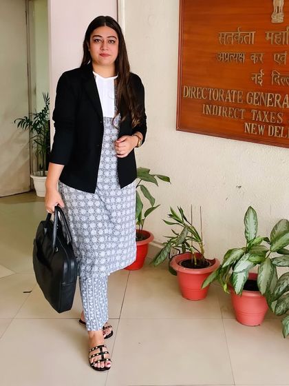 At the Directorate General of Indirect Taxes & Customs. My practice involves compassion, but my focus in court is on delivering results.