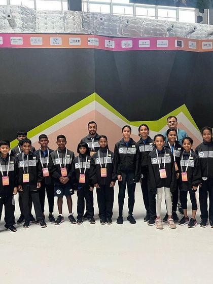 The future of Indian climbing. We are proud to support the 20-member Indian team participating in the IFSC Asian Kids Championship in China.
