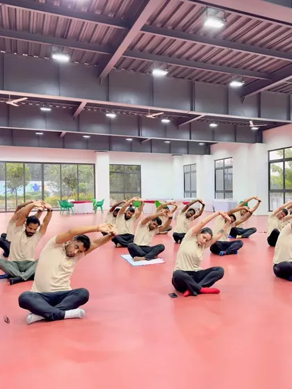 As part of my own development, I participated in stretching and yoga sessions to better understand the physical needs of my athletes.