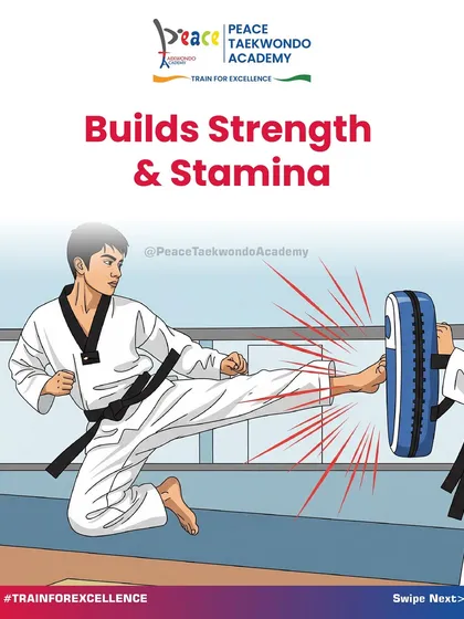 Reason 1: Taekwondo builds incredible strength and stamina. Our training programs are designed for peak physical conditioning.