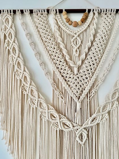 Shikha Agarwal - Custom Macrame & Crochet Home Decor Large Statement Wall Hangings photo 32