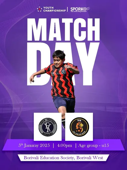 Match day for our U15s in the Youth Championship. Our young players are ready to showcase their talent and passion.