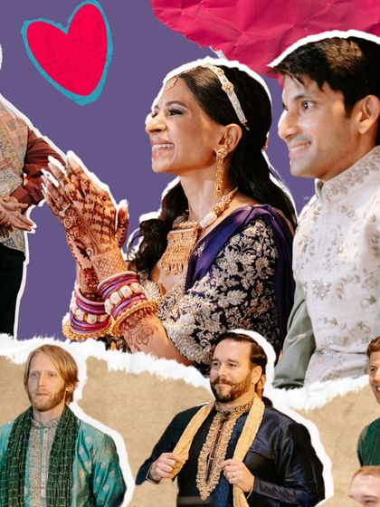 More happy memories from this special virtual wedding. This collage shows the bride and groom enjoying the performances by their loved ones, who came from different backgrounds to celebrate together.