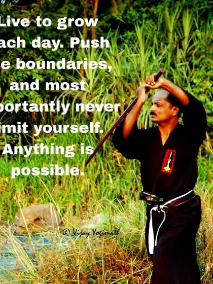 With a bokken (wooden sword) in hand, I am reminded to always push boundaries and never limit myself. This discipline, practiced in nature, is about growing stronger in mind and body each day.