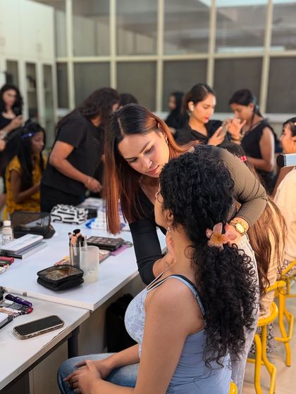 Teamwork is dream work. Our students collaborating during a hands-on session, helping each other learn and grow.