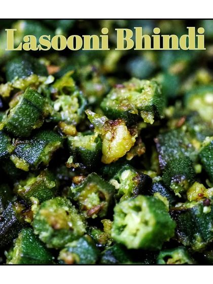 My Lasooni Bhindi is a flavorful dry preparation of okra cooked with a generous amount of garlic and spices.