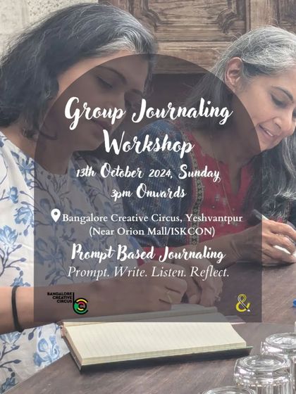 Our Group Journaling Workshop offers a space for self-expression through prompt-based writing. It's perfect for anyone who wants to start a journaling habit in a supportive community setting.