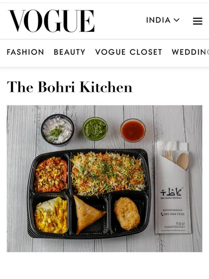 I am incredibly proud to have my work featured in leading publications like Vogue India. This screenshot showcases my photography for The Bohri Kitchen, highlighting my experience in creating visuals that meet the highest editorial standards.