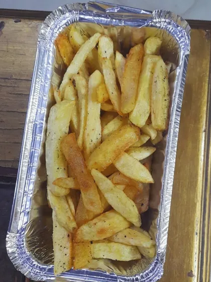 Simple, classic French Fries, lightly seasoned. A favorite snack for kids and adults alike.
