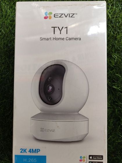 The EZVIZ TY1 Smart Home Camera offers a super sharp 2K 4MP resolution and 360-degree coverage. It also has smart tracking to follow any movement.
