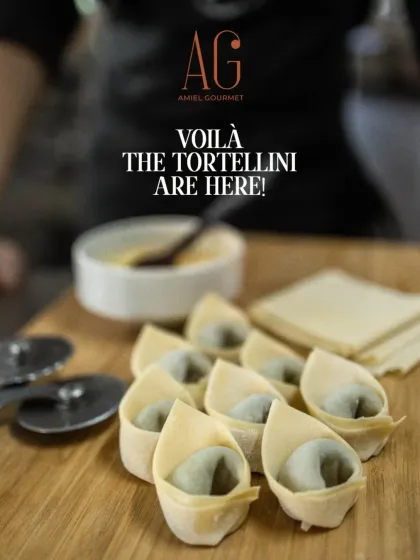 Voilà, the tortellini are here. These little pockets of flavor are filled with gourmet ingredients and are designed to melt in your mouth and stay in your heart.