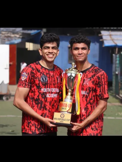 Two of our senior players with the runner-up trophy. Moments like these forge the character of our academy, teaching us to value the journey as much as the result.
