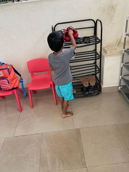 Siksha Montessori - Montessori Preschool & Kindergarten (Ages 2.5-6) Practical Life: Building Independence photo 39