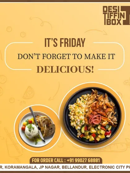 It's Friday, so don't forget to make it delicious! End your week on a high note with a special meal, like this tasty salad bowl, to kickstart your weekend.