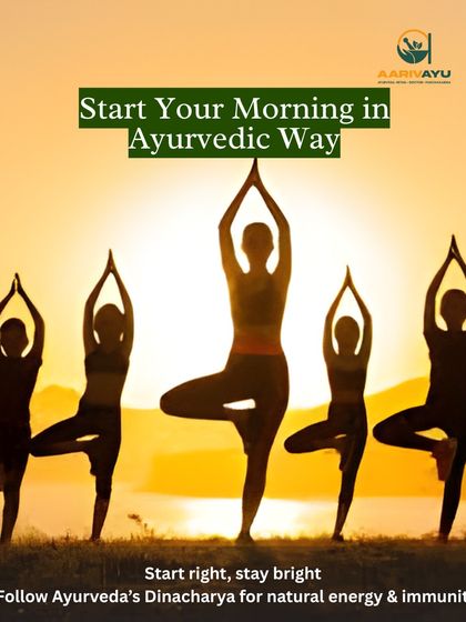 Start your morning the Ayurvedic way by following 'Dinacharya' (daily routine). Simple practices like yoga at sunrise can provide natural energy and boost your immunity for the entire day.