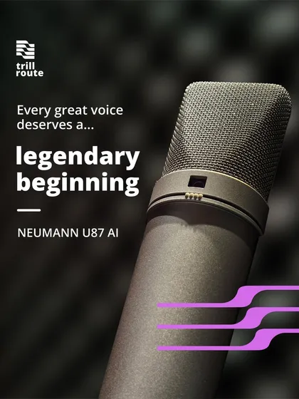 Every great voice deserves a legendary beginning. At our studio, you get to learn and record with the same iconic gear used on countless hit records, like the Neumann U87 Ai microphone.