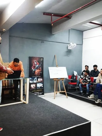 Presenting to a group of photography students. We discussed the art of ceramics and how to capture the texture, form, and process in photos.