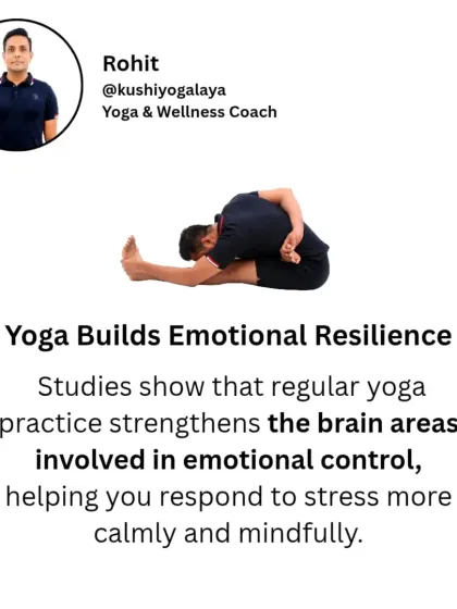 Rohit N - Yoga for Fitness and Wellness Find Calm: Yoga for Stress & Mental Wellness photo 11