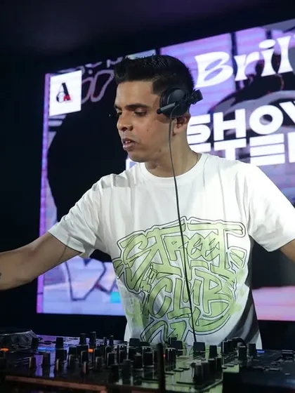 A clear shot of me working the decks at Brillo, fully focused on the music.