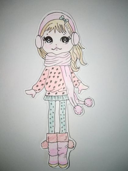 Another adorable bookmark made by a student. Creating functional art like this makes the creative process even more rewarding.