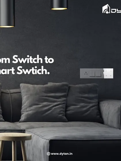 I can help you move from a basic switch to a smart switch. This installation in a contemporary living room shows how our panels blend seamlessly into a sophisticated decor.