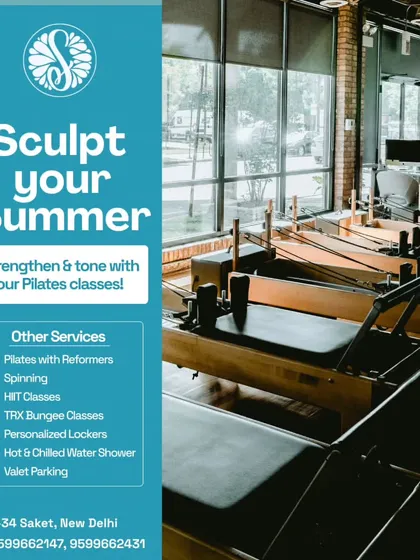 Our studio is designed to help you sculpt your summer body and beyond. We offer a range of services including reformer Pilates, spinning, and HIIT classes.