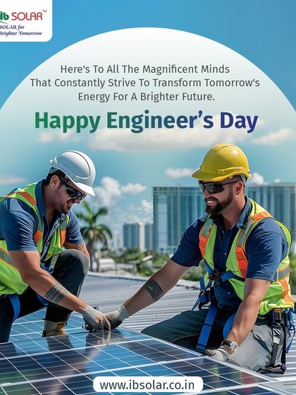 Happy Engineer's Day to all the magnificent minds who constantly strive to transform tomorrow's energy for a brighter future. Your dedication and innovation are what shape our world.