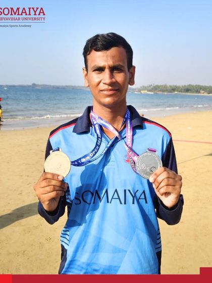 We celebrate the achievements of our part-time swimming coach, Varad Kuvar, who secured two medals at the 15th Sindhudurg Ocean Swimathon. Our coaches are active competitors, bringing real-world experience to their training.