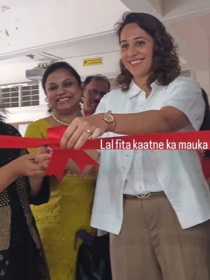 I was given the honor of cutting the ribbon to inaugurate a student event. These moments remind me of how far I have come and the responsibility I have to inspire the next generation.