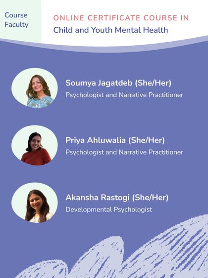 Get to know more of our CYMH faculty, including developmental psychologists and narrative practitioners. Their diverse expertise enriches our course content and discussions.