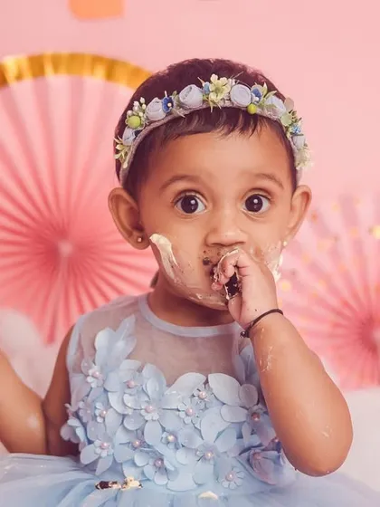 Is there anything better than a first birthday cake smash? We design fun, colorful setups and let your little one dive in for some messy, happy, and unforgettable photos.