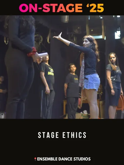 We teach more than just steps; we teach stage ethics. An instructor guides students on stage presence and professionalism, essential skills for any performer.