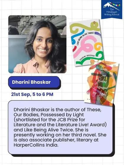 As both an author of critically acclaimed novels and an associate publisher at HarperCollins, Dharini Bhaskar provides a rare and comprehensive perspective on the journey of a book.