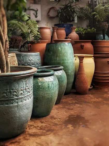 A sneak peek of just a fraction of our massive range of pots and planters. We stock everything from glazed ceramic to rustic terracotta to get your home ready for any occasion.