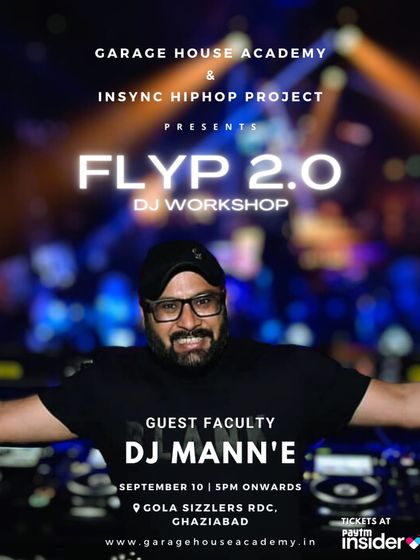 The official announcement for guest faculty DJ Mann'e. His sessions cover everything from DJing and music production to navigating the music industry.