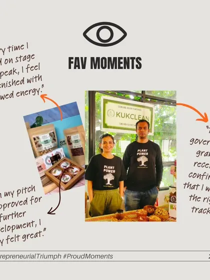 These are some of my favorite moments as an entrepreneur. From getting my pitch approved for development to receiving government grants, each milestone confirmed that I was on the right path.
