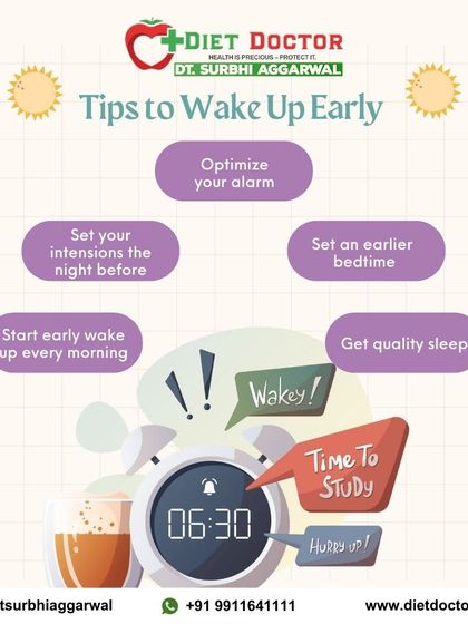 Waking up early can set a positive tone for your entire day. This infographic provides practical tips like setting an earlier bedtime and getting quality sleep to help you become a morning person.
