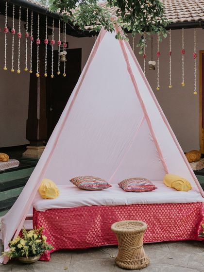 The Tales of Tradition - Wedding Planning & Design Sun-Kissed Haldi Ceremonies photo 86