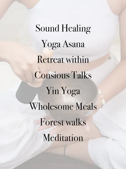 Our retreats offer a balanced schedule of activities designed to nourish your mind, body, and soul. From sound healing to Yin Yoga, every element is curated for a holistic experience.