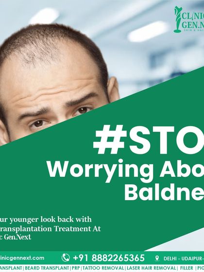 Stop worrying about baldness. A hair transplant is a straightforward and permanent solution.