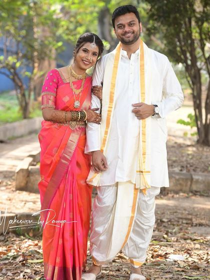 Makeovers by Ramya - Hair Styling & Saree Draping South Indian Wedding Diaries photo 29