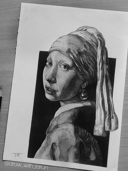 This is my take on the classic "Girl with a Pearl Earring." Doing master studies like this is one of the best ways to understand light, form, and composition. It’s a deep dive into the techniques of the greats.