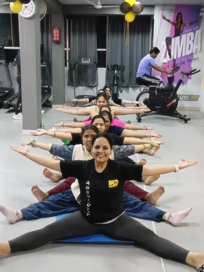 Yoga is also about finding joy and connection. Creating fun shapes together like in this group pose builds trust and brings laughter to our practice. It reminds us not to take ourselves too seriously.